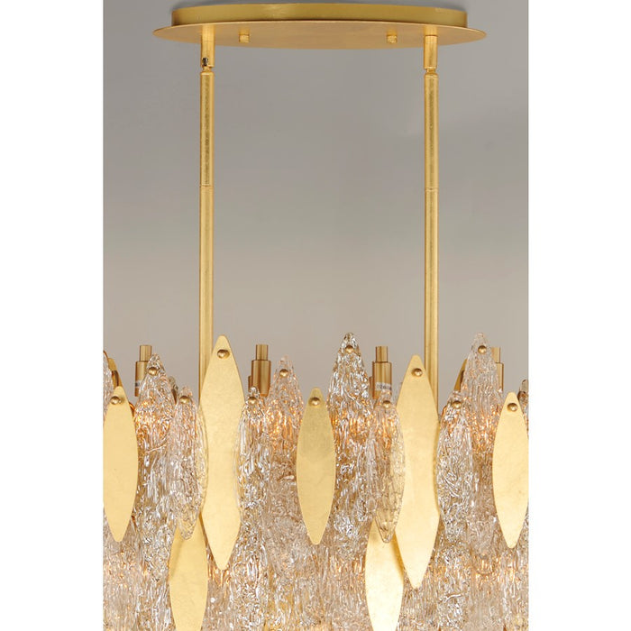 Maxim Lighting Majestic 18-Light Chandelier, Gold Leaf