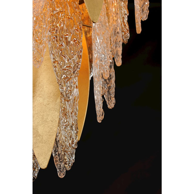 Maxim Lighting Majestic Chandelier, Gold Leaf