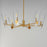 Maxim Lighting Armory 6 Light Chandelier, Natural Aged Brass/Clear