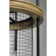Maxim Lighting Lancaster 6-Light Pendant, Driftwood/Black