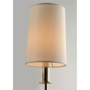 Maxim Lighting Uptown 1-Light Wall Sconce | Traditional Satin Brass and Off-White Fabric | Bedroom & Hallway Accent Light | Model 32391OFSBRPN