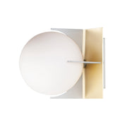 Maxim Lighting Finn 1-Light Wall Sconce, Satin Brass/Platinum