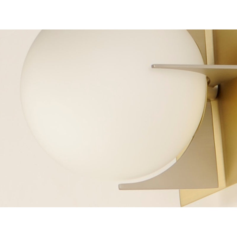 Maxim Lighting Finn 1-Light Wall Sconce, Satin Brass/Platinum