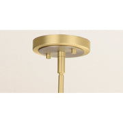 Maxim Lighting Finn 5-Light Chandelier, Satin Brass/Platinum