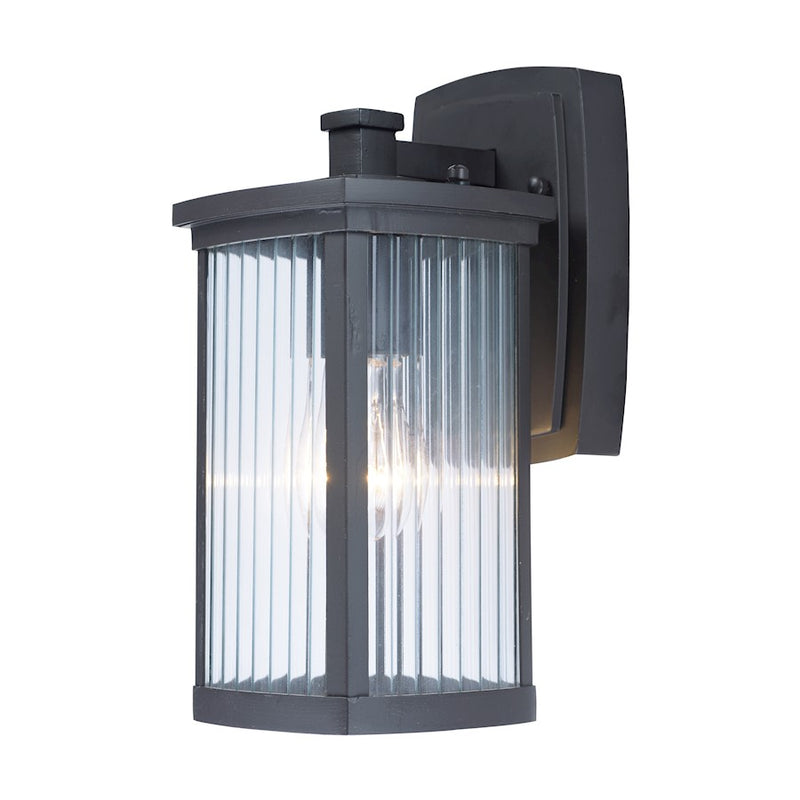 Maxim Lighting 11' x 5.25' Terrace 1 Light Outdoor Wall, Bronze/Clear