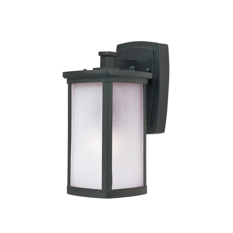 Maxim Terrace 1-Light Outdoor Wall Light | Mission Bronze and Frosted Seedy Glass | Entryway & Covered Patio | 5.25 x 6.75 x 11 in | Model 3252FSBZ