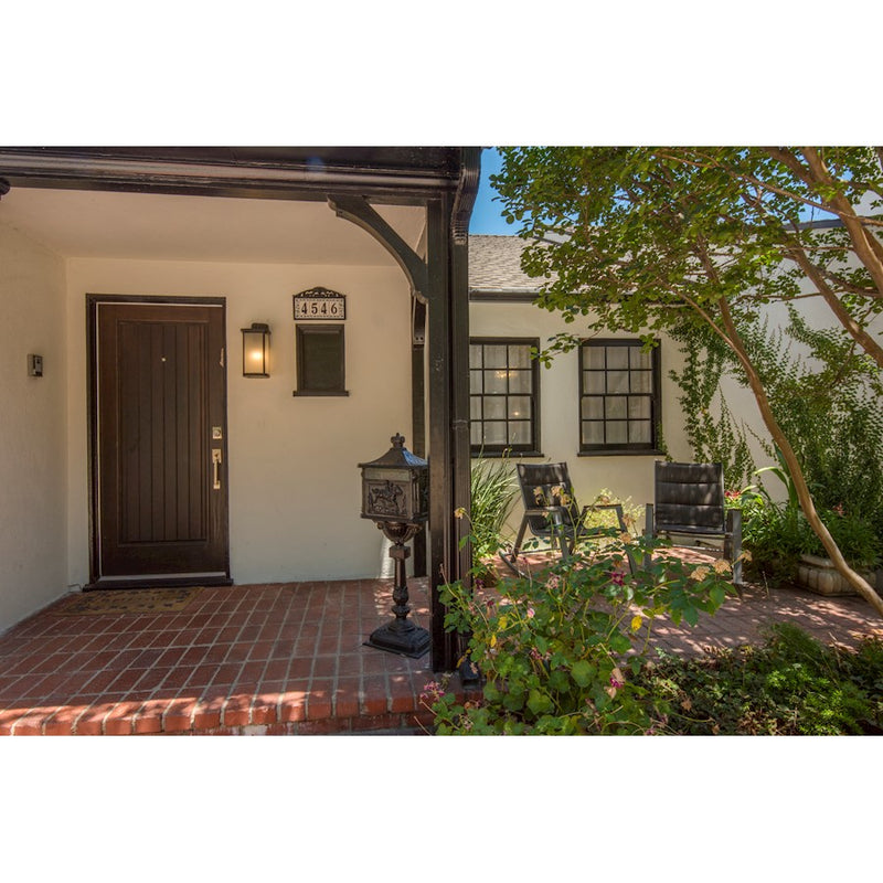 Maxim Terrace 1-Light Outdoor Wall Light | Mission Bronze and Frosted Seedy Glass | Entryway & Covered Patio | 5.25 x 6.75 x 11 in | Model 3252FSBZ