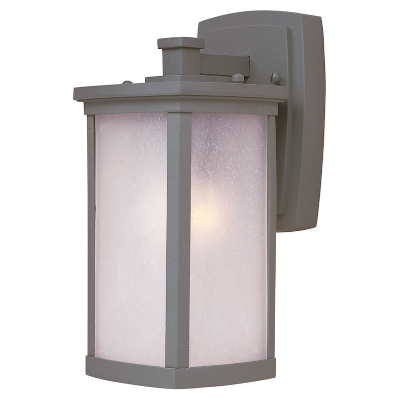 Maxim Terrace 1-Light Small Outdoor Wall Light, Platinum