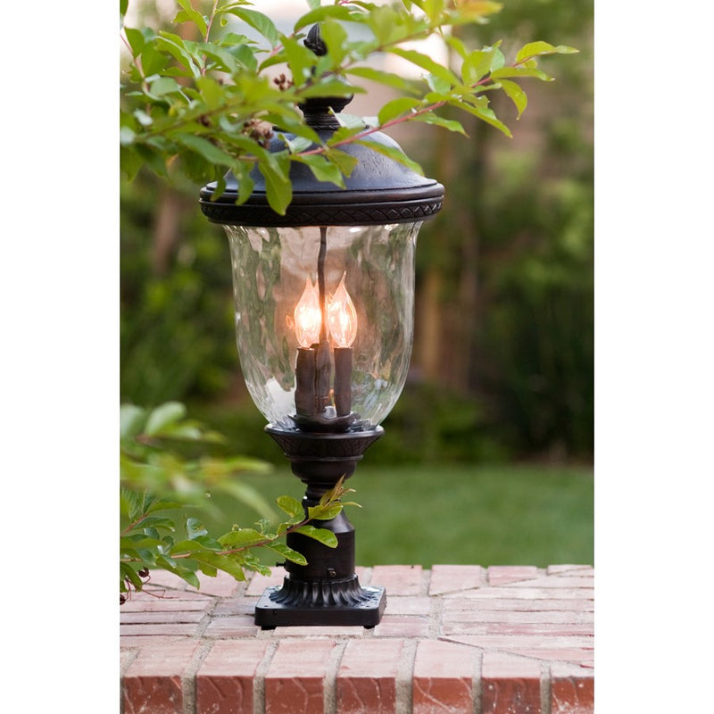 Maxim Carriage House DC 3-LT Outdoor Post Lantern Bronze
