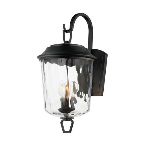 Maxim Lighting Prescott 3Lt Outdoor Wall Mount, Bronze/Water Glass - 34214WGDBZ