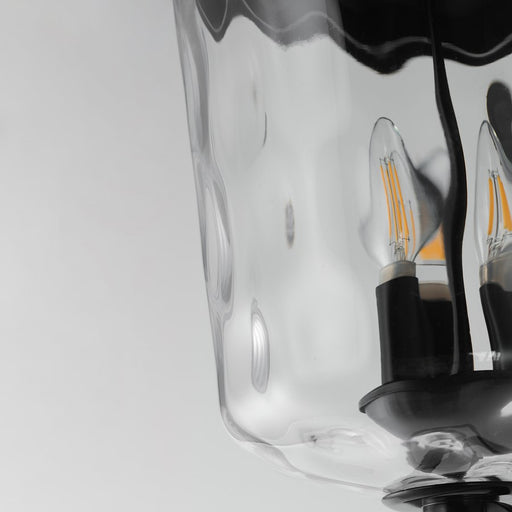 Maxim Lighting Prescott 3Lt Outdoor Wall Mount, Bronze/Water Glass