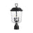 Maxim Prescott 2Lt Outdoor Post Lantern, Bronze/Water Glass - 34219WGDBZ