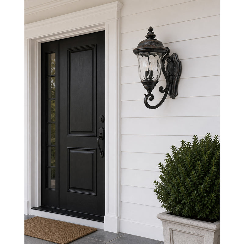 Maxim Carriage House DC 3-Light Outdoor Wall Lantern Bronze