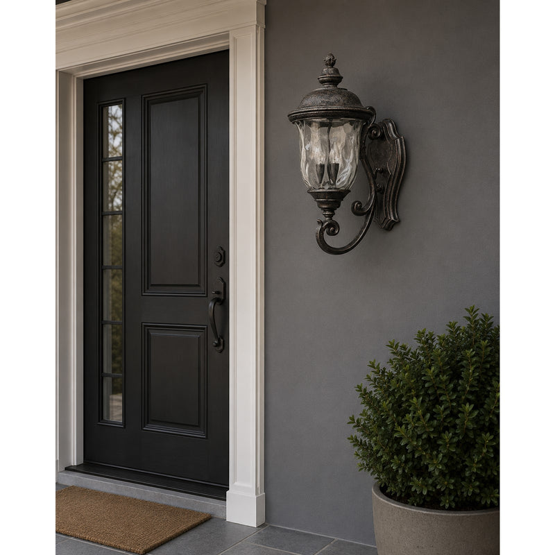 Maxim Carriage House DC 3-Light Outdoor Wall Lantern Bronze