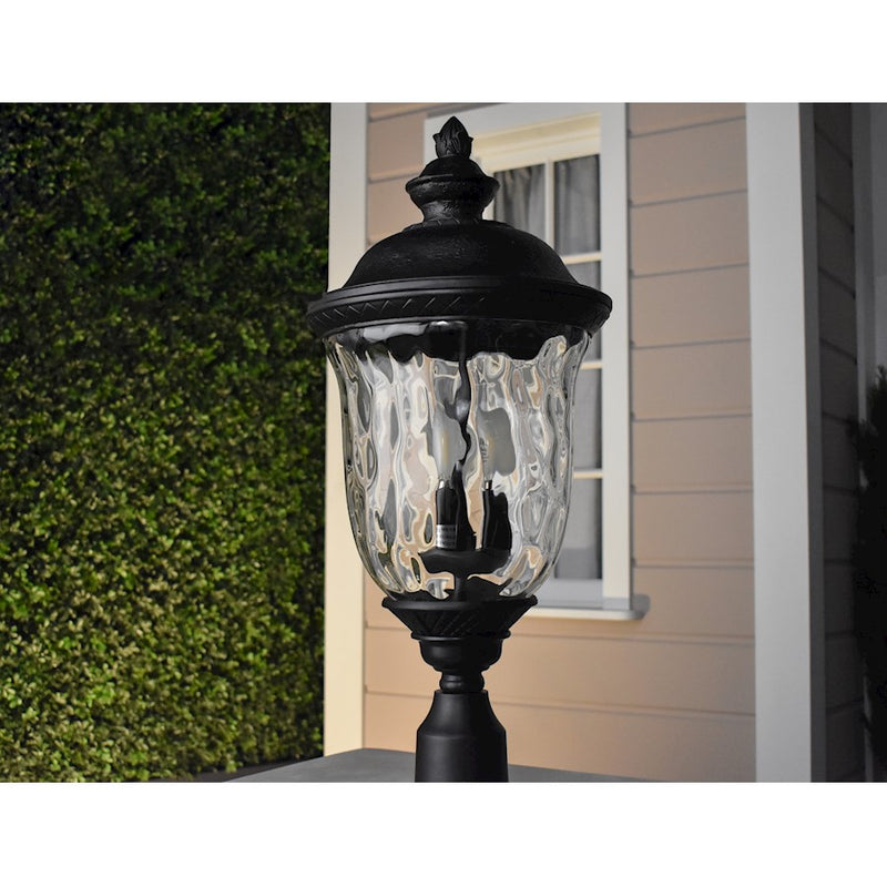 Maxim Lighting Carriage House DC Pole/Post Lantern, Bronze/Water