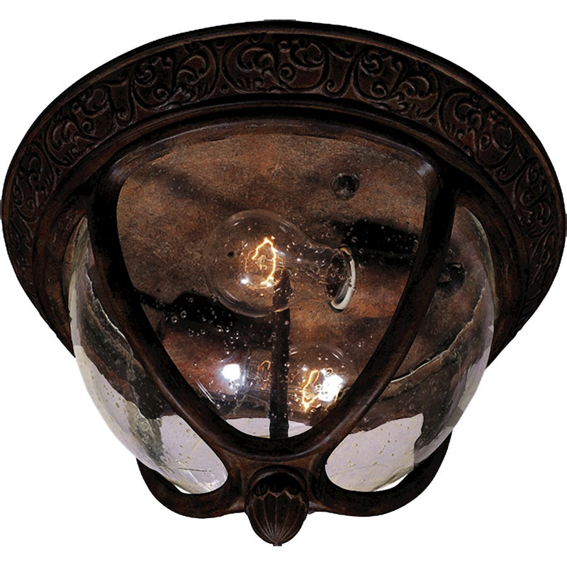 Maxim Knob Hill Cast 2-Light Outdoor Ceiling Mount Sienna