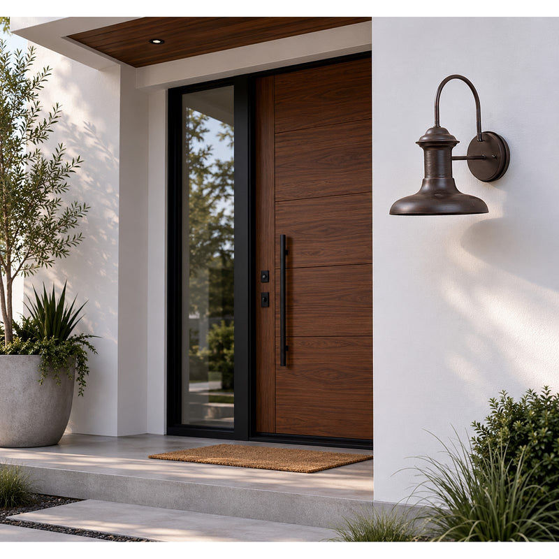Maxim Wharf 1-Light Outdoor Wall Lantern Empire Bronze