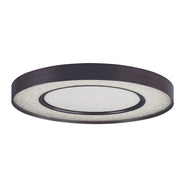 Maxim Lighting Splendor 23.5" Round LED Flush, Bronze/Crystal