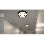 Maxim Lighting Splendor 23.5" Round LED Flush, Bronze/Crystal