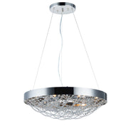 Maxim Lighting Lace 10-Light Pendant, Polished Nickel