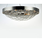 Maxim Lighting Lace 10-Light Pendant, Polished Nickel