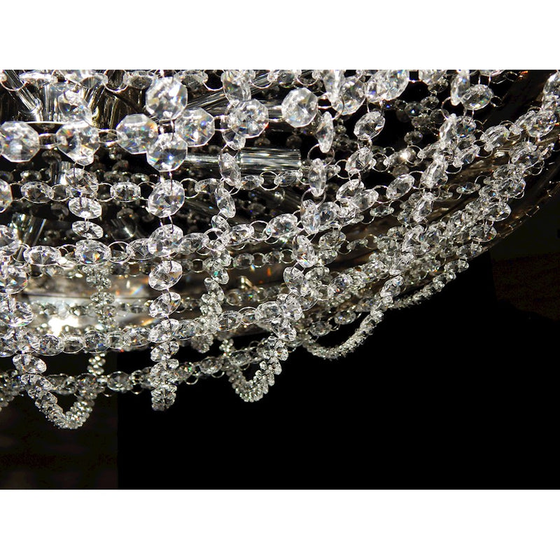 Maxim Lighting Lace 10-Light Pendant, Polished Nickel