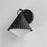 Maxim Lighting Odette 1 Light Outdoor Wall Mount, Black/White