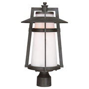 Maxim Lighting Calistoga 1-Light Outdoor Pole/Post Lantern in Adobe