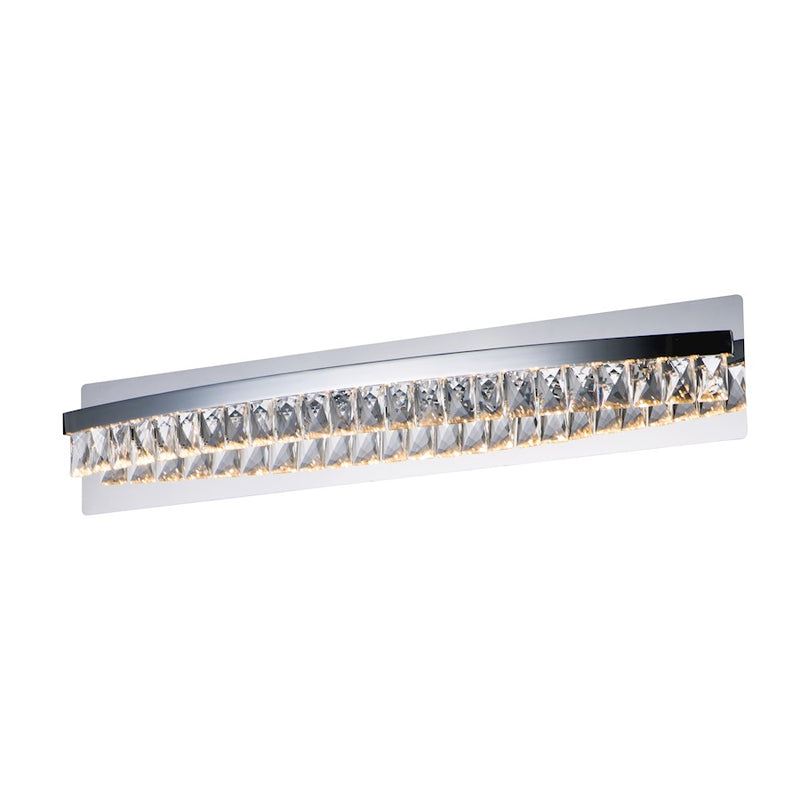 Maxim Lighting Icycle 1 LT Bath Vanity, Polished Chrome