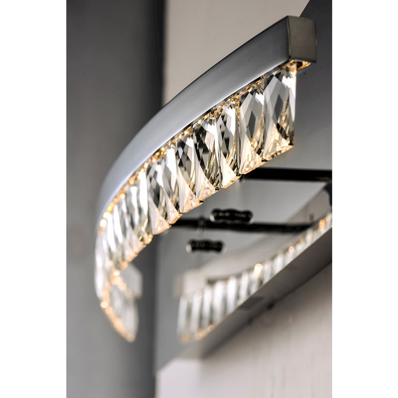Maxim Lighting Icycle 1 LT Bath Vanity, Polished Chrome