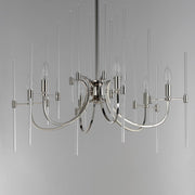 Maxim Lighting Divine 6 Light Chandelier, Polished Nickel/Clear