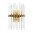 Maxim Lighting Divine 2 Light Wall Sconce, Heritage/Clear