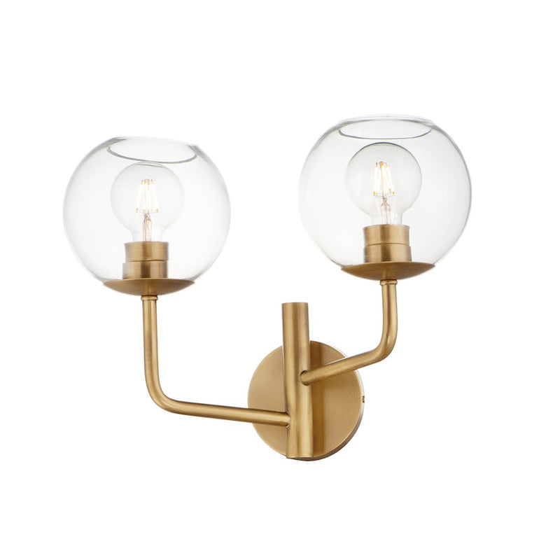 Maxim Lighting Branch 2-Light Wall Sconce, Natural Aged Brass