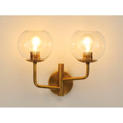 Maxim Lighting Branch 2-Light Wall Sconce, Natural Aged Brass