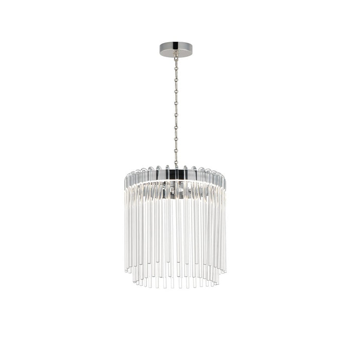 Maxim Lighting Jolie 1 Light 11" Pendant, Polished Nickel/Clear - 38421CLPN