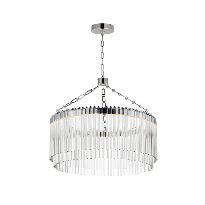 Maxim Lighting Jolie 1 Light 24" Pendant, Polished Nickel/Clear - 38422CLPN