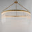 Maxim Lighting Jolie 1 Light Chandelier, Natural Aged Brass/Clear