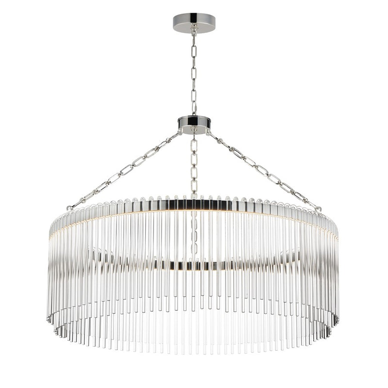 Maxim Lighting Jolie 1 Light Chandelier, Polished Nickel/Clear