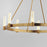 Maxim Lighting Duchess 8 Light Chandelier, Aged Brass/Iceberg