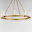 Maxim Lighting Duchess 8 Light Chandelier, Aged Brass/Iceberg