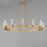 Maxim Lighting Duchess 12 Light Chandelier, Aged Brass/Iceberg