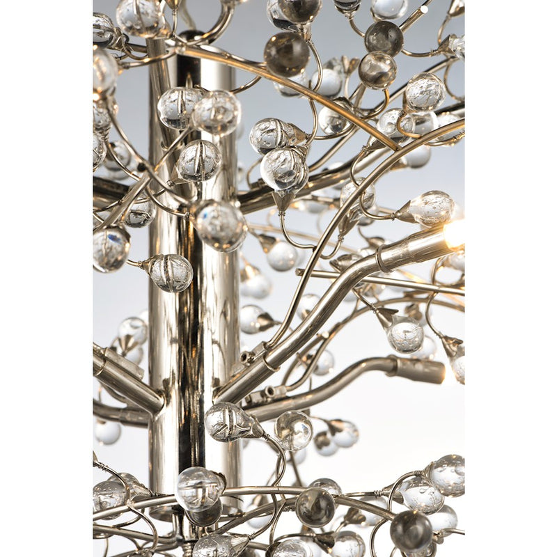 Maxim Lighting Cluster 8-Light Semi -Flush, Polished Nickel