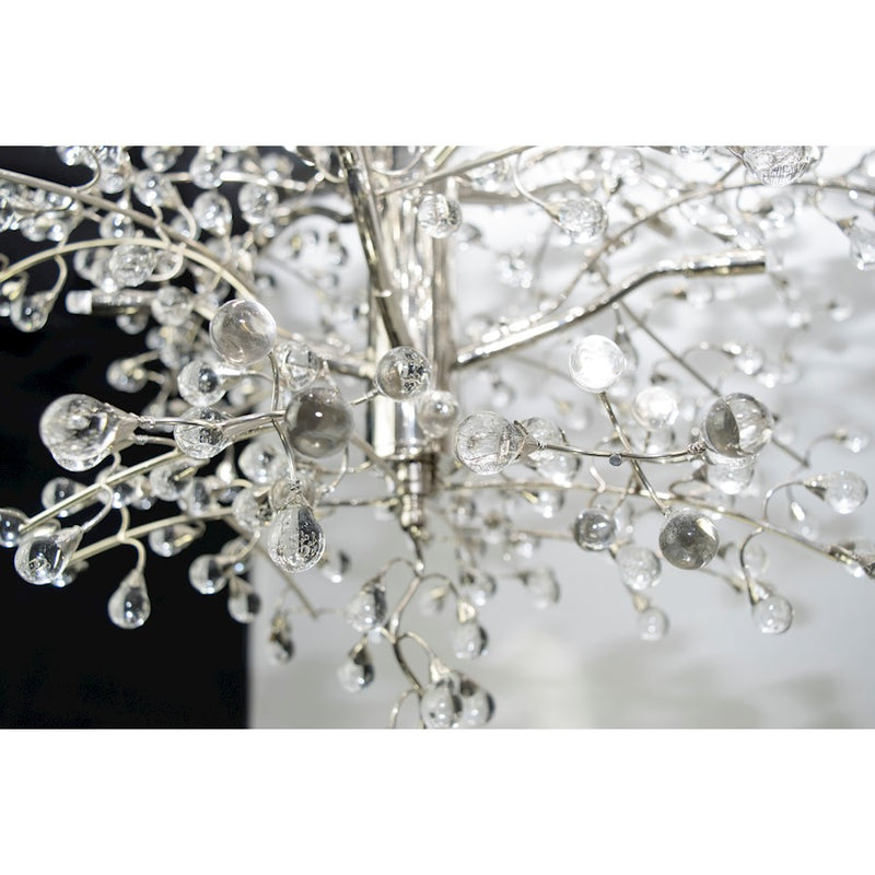 Maxim Lighting Cluster 8-Light Semi -Flush, Polished Nickel