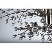 Maxim Lighting Cluster 8-Light Semi -Flush, Polished Nickel
