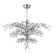 Maxim Lighting Cluster 8-Light Chandelier, Polished Nickel