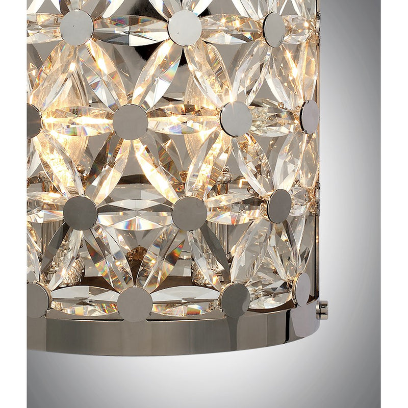 Maxim Lighting Cassiopeia 2-Light Wall Sconce, Polished Nickel