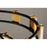 Maxim Lighting Radiant LED 20-Light Chandelier, Black/Gold Leaf
