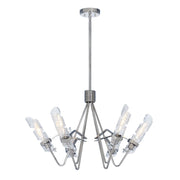 Maxim Lighting Milano 6 Light Chandelier, Polished Nickel