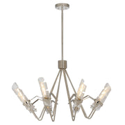 Maxim Lighting Milano 8 Light Chandelier, Polished Nickel