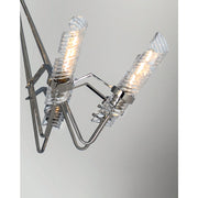 Maxim Lighting Milano 8 Light Chandelier, Polished Nickel